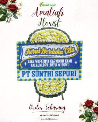 Papan Bunga Duka di Cisewu